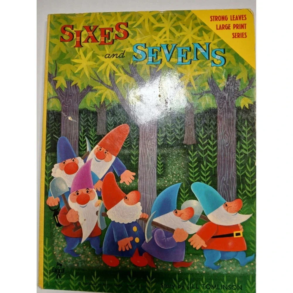 Sixes and Sevens, Jill Tomlinson, Child's‎ Counting Book, Dwarfs, W. Germany